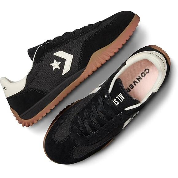 NWT Converse Women's Run Star Trainers, Black/Egret/Honey, 8 Women/6.5 Men - Picture 1 of 5